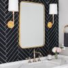 the best gold mirror marble vanity sconces tile wall jsd lakeside double sink bathroom traditional with two for mirrored concept and bronze tray ideas